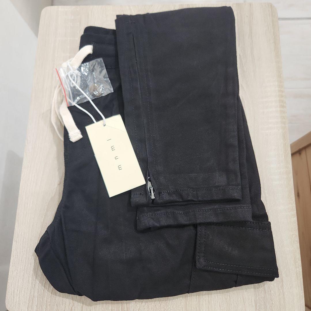 パンツ mnml ZIP CARGO DRAWCORD PANTS / BLACK5