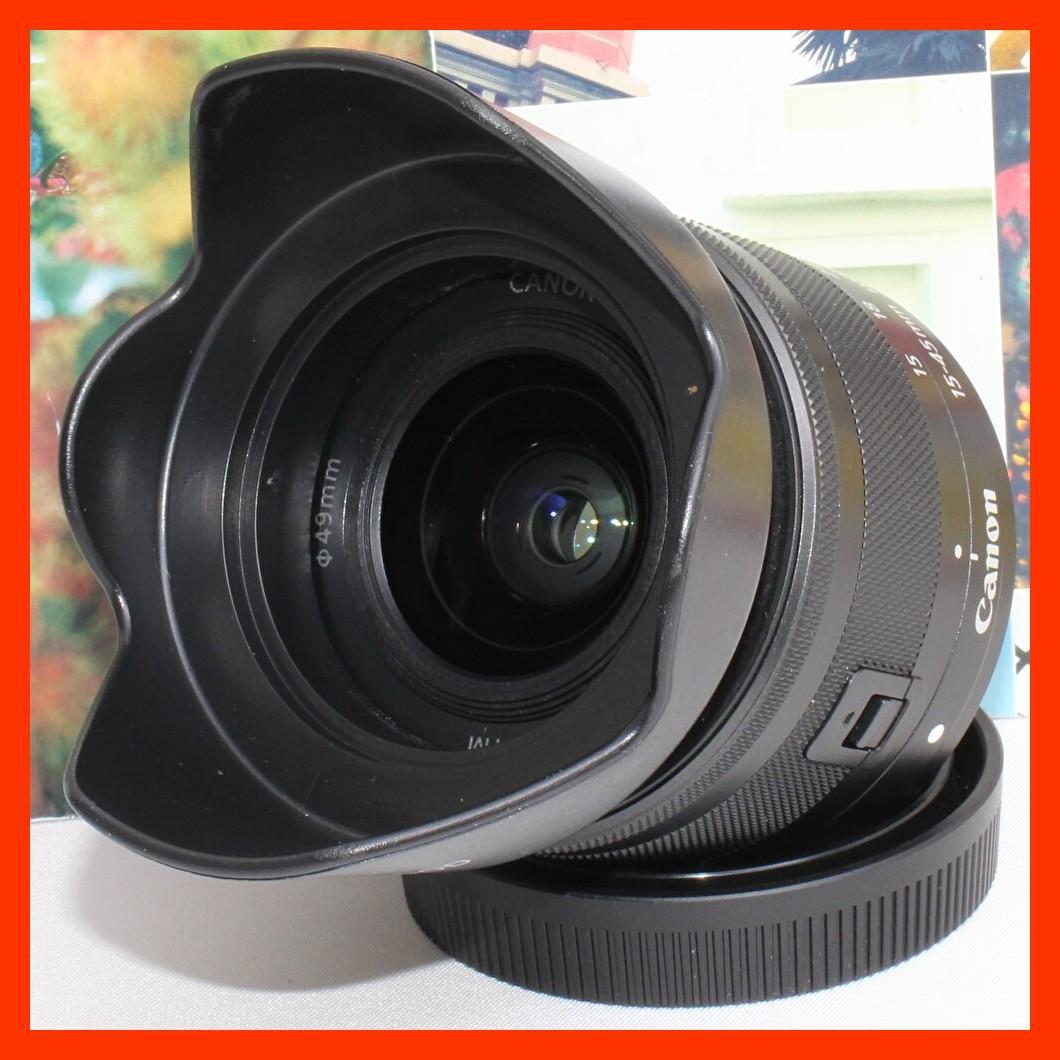 ❤️手ぶれ補正内蔵❤️キャノン EF-M 15-45 mm IS STM❤️