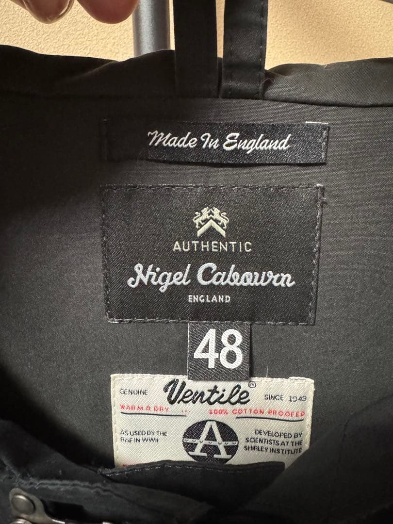 ナイジェルケーボン クラシックカメラマンジャケット ジャパンスペシャル 48 黒