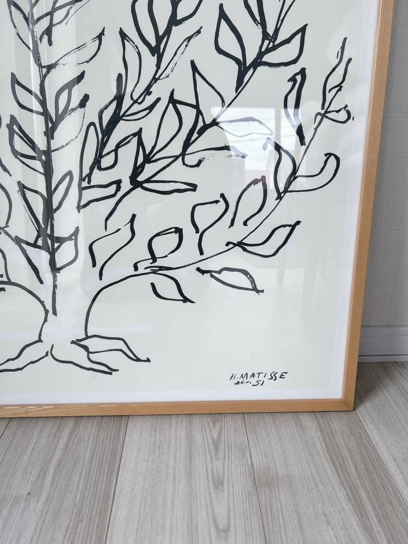 IDDE アンリマティス　低木　アートポスター