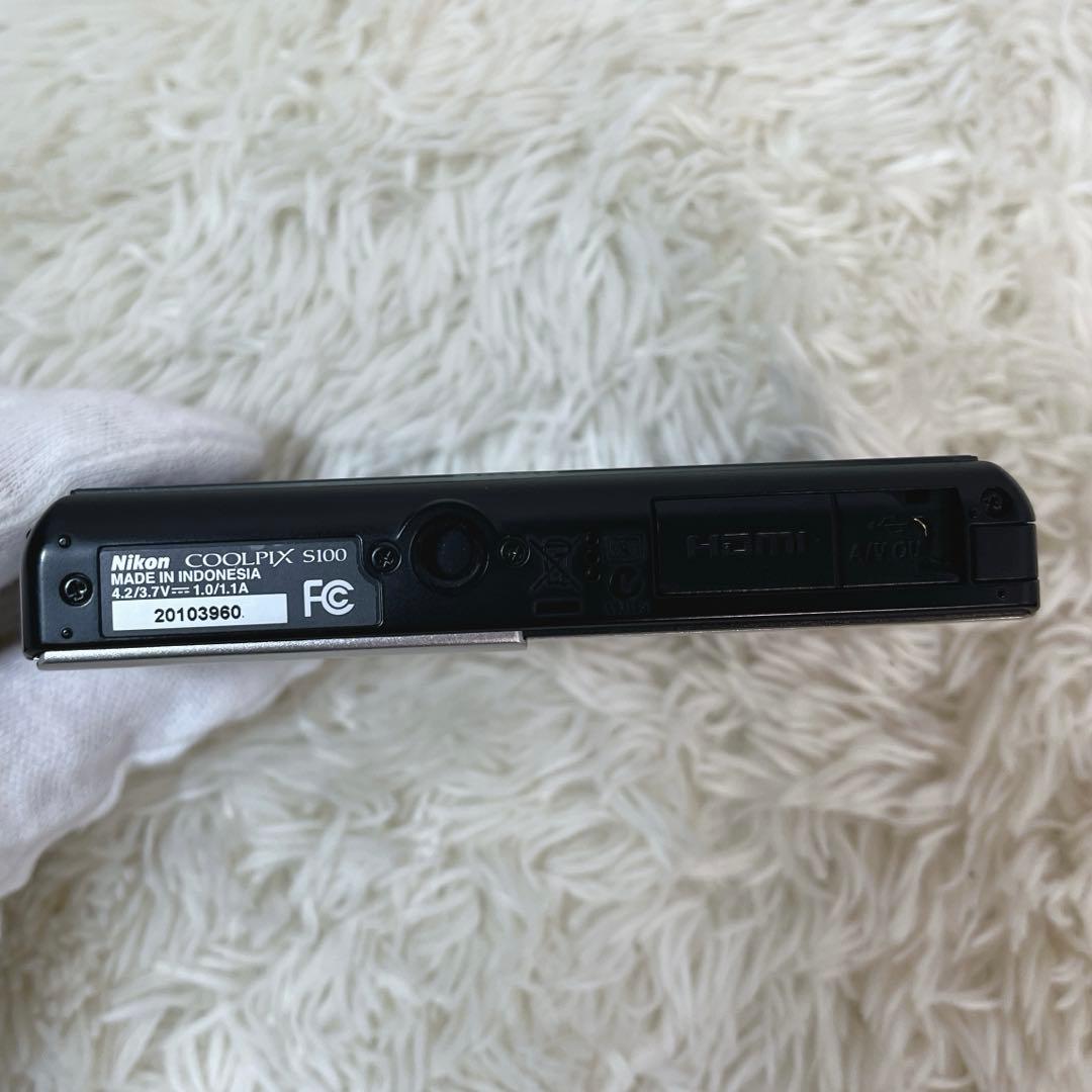 Nikon COOLPIX S100 コンパクトデジタルカメラ プラチナシルバー