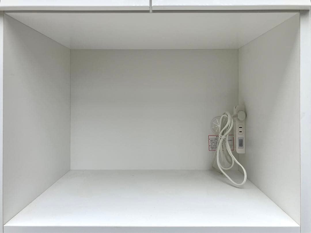 美品 NITORI ニトリ レンジボード コパン60 ホワイト 近距離配送