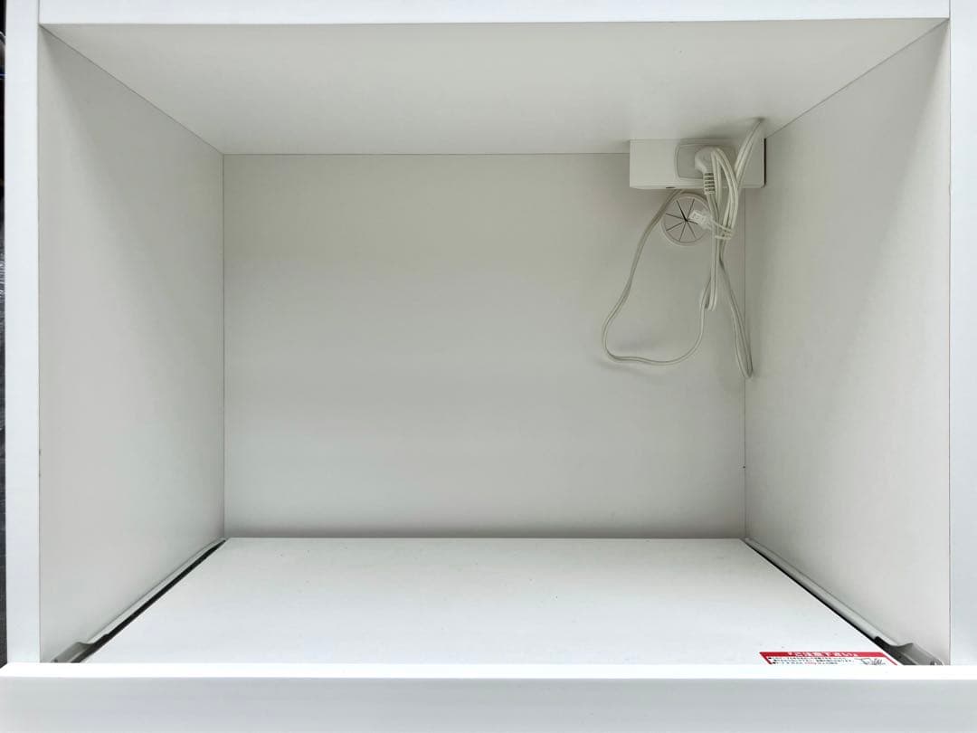 美品 NITORI ニトリ レンジボード コパン60 ホワイト 近距離配送