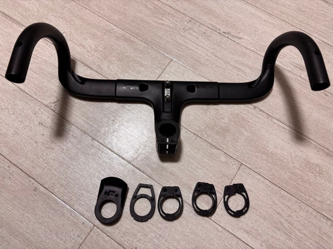 リドレー純正一体型カーボンハンドル+ヘッド小物　400mm