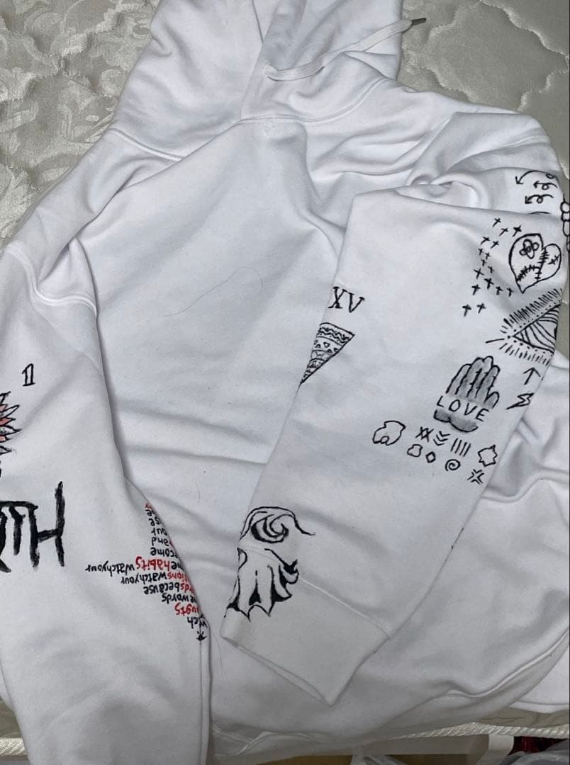 ワンオク Taka風 タトゥーパーカー