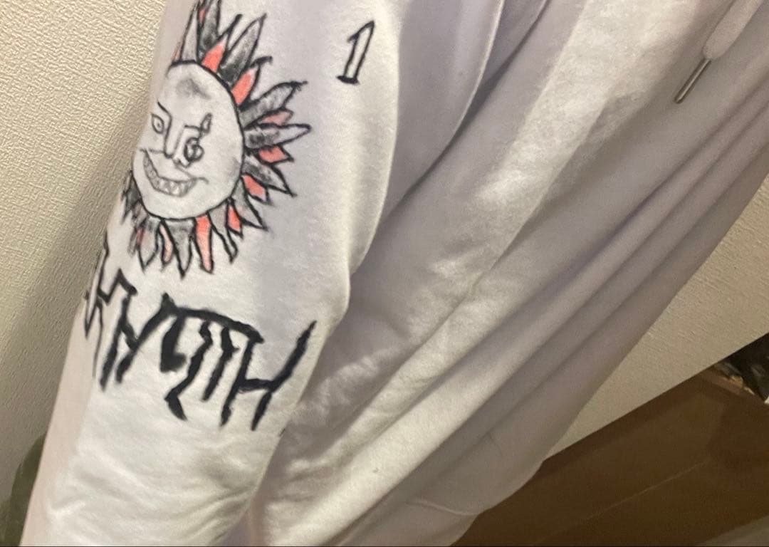 ワンオク Taka風 タトゥーパーカー