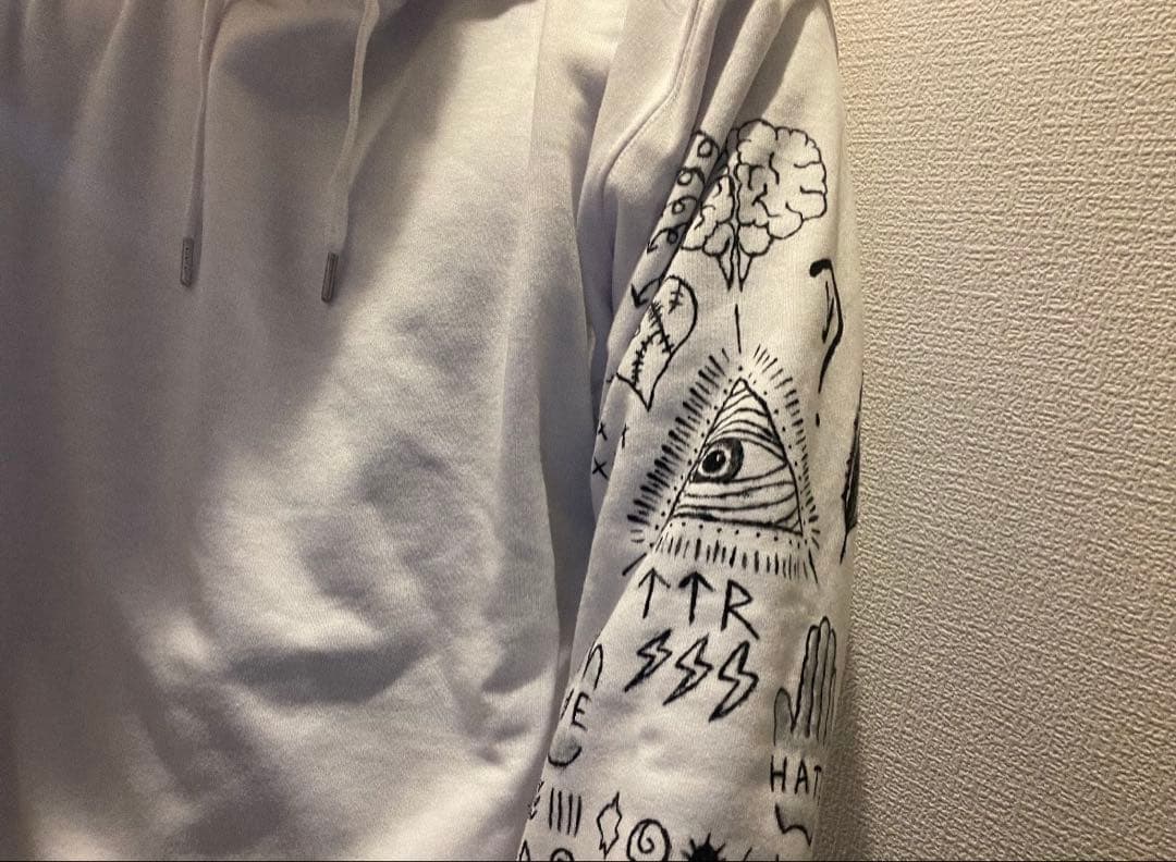 ワンオク Taka風 タトゥーパーカー