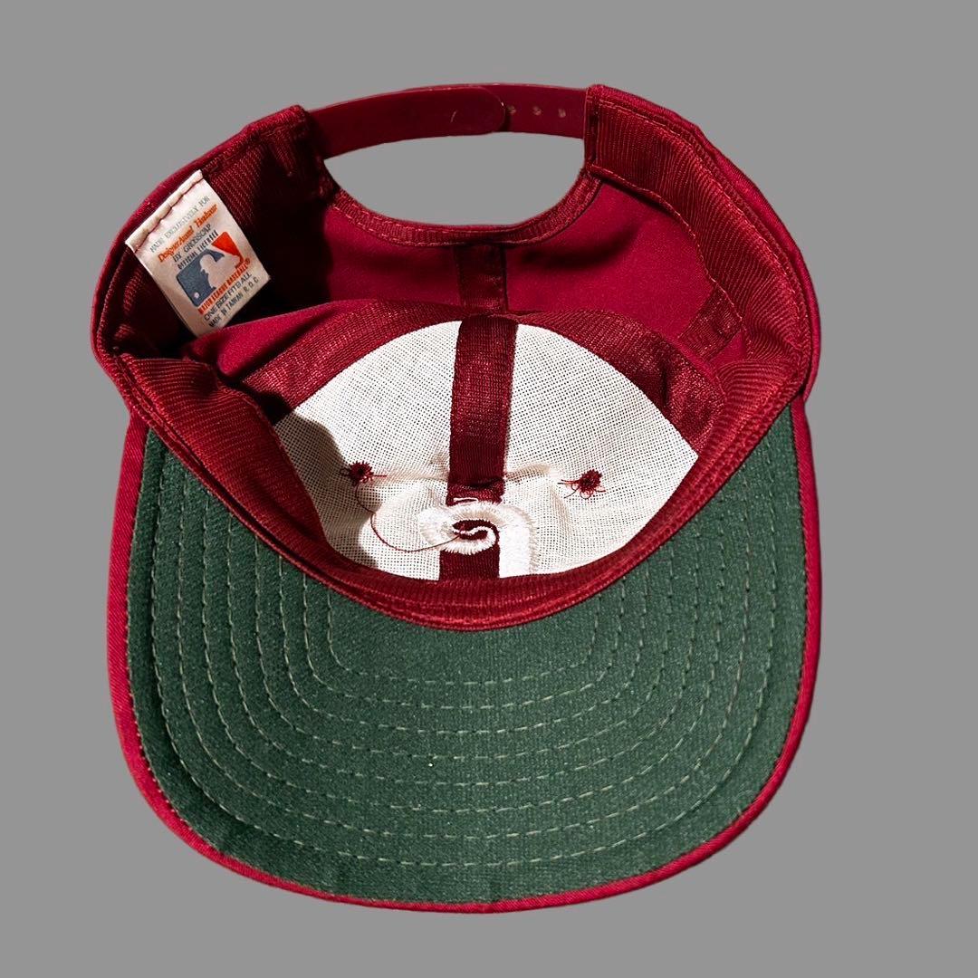 80s フィリーズ ベースボール キャップ ヴィンテージ ツバ裏グリーン 旧ロゴ