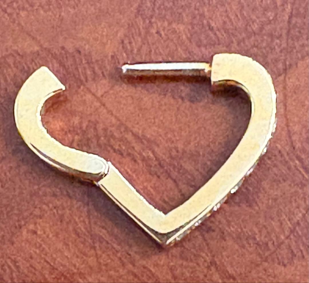 MAYU ハートフープピアス　片耳