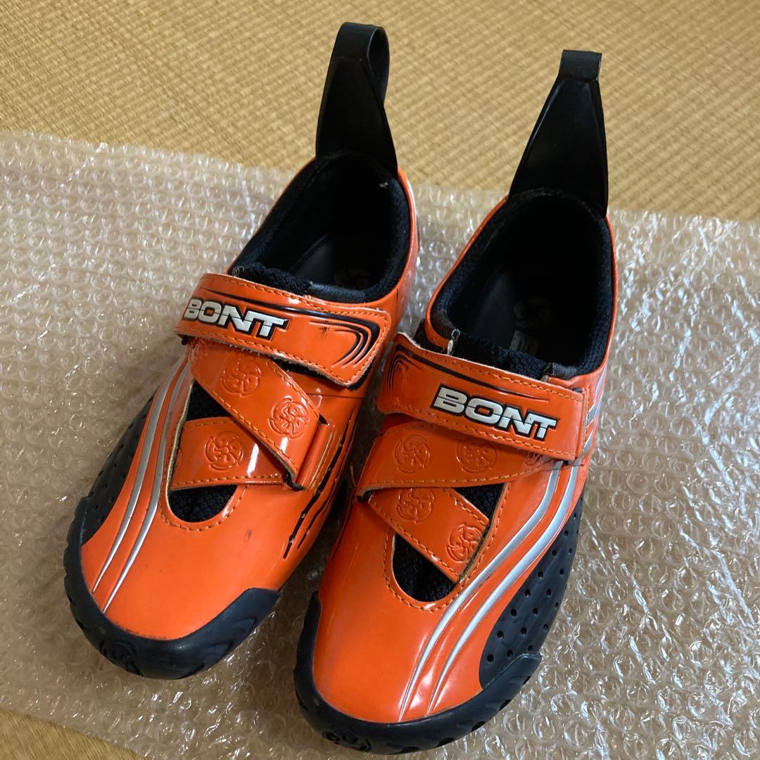 BONT 自転車用シューズ オレンジ