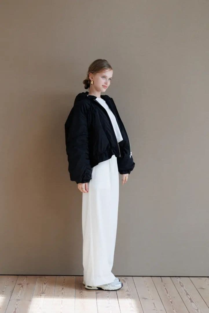 新品未使用♡pois♡ポワ、ribbon blouson、リボンブルゾン