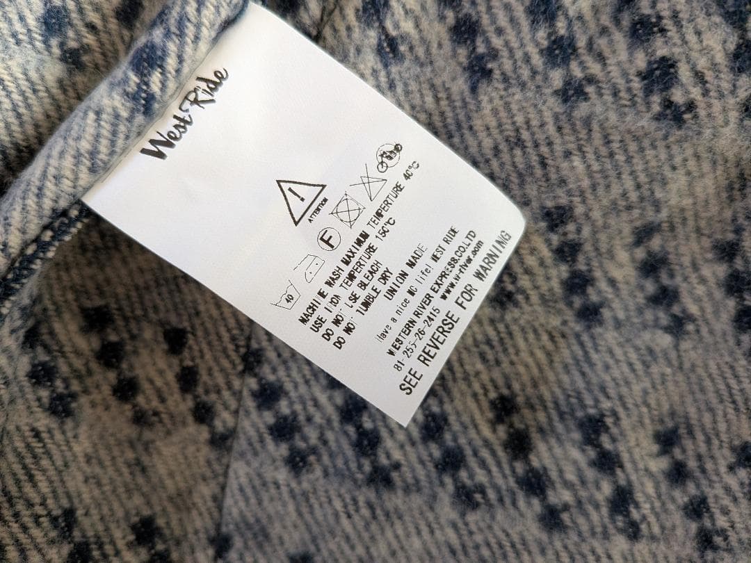 新品 ウエストライド カバーオール ワーク コート ジャケット 日本製 38 M