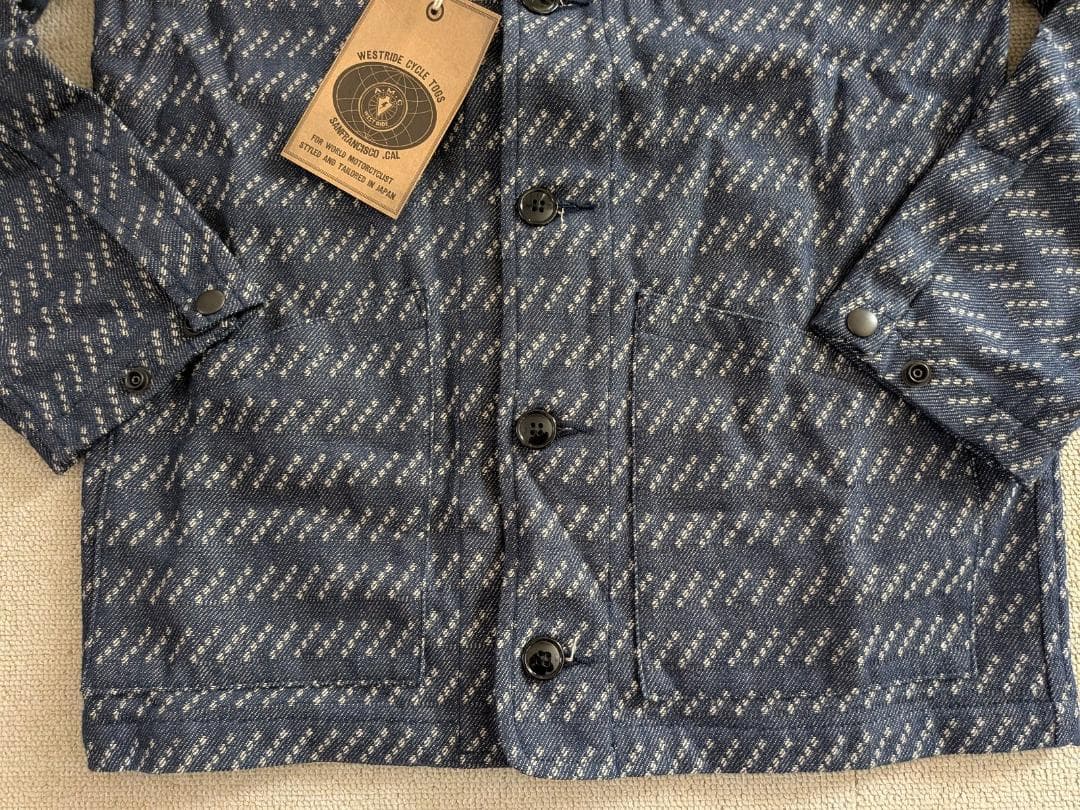 新品 ウエストライド カバーオール ワーク コート ジャケット 日本製 38 M