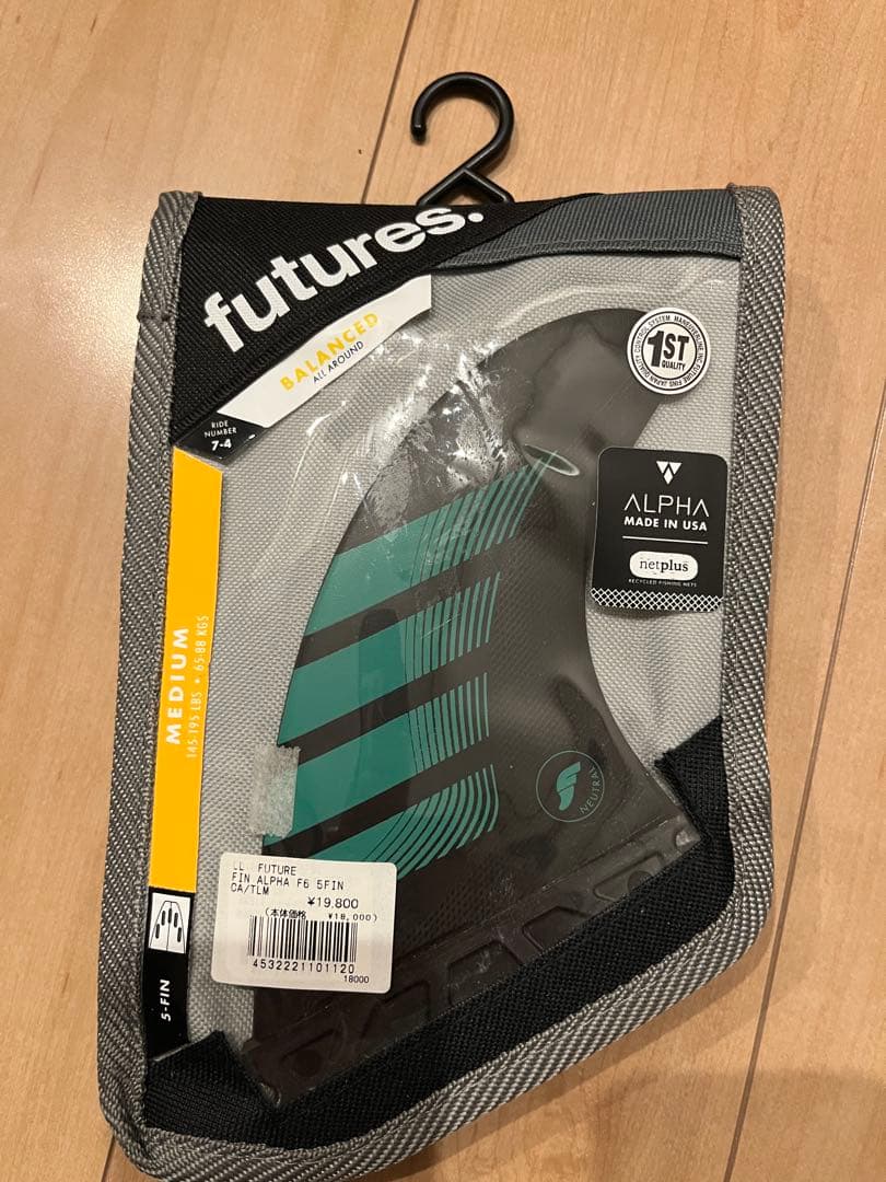 サーフィン・ボディボード futures F6 ALPHA 5-FIN MEDIUM