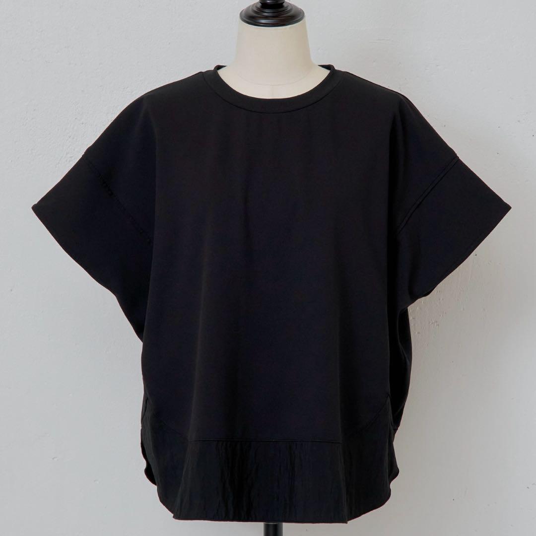 美品　ブラック完売　BEARDSLEY ラウンドヘムプルオーバー