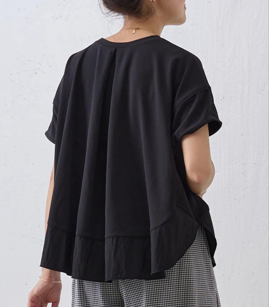 美品　ブラック完売　BEARDSLEY ラウンドヘムプルオーバー