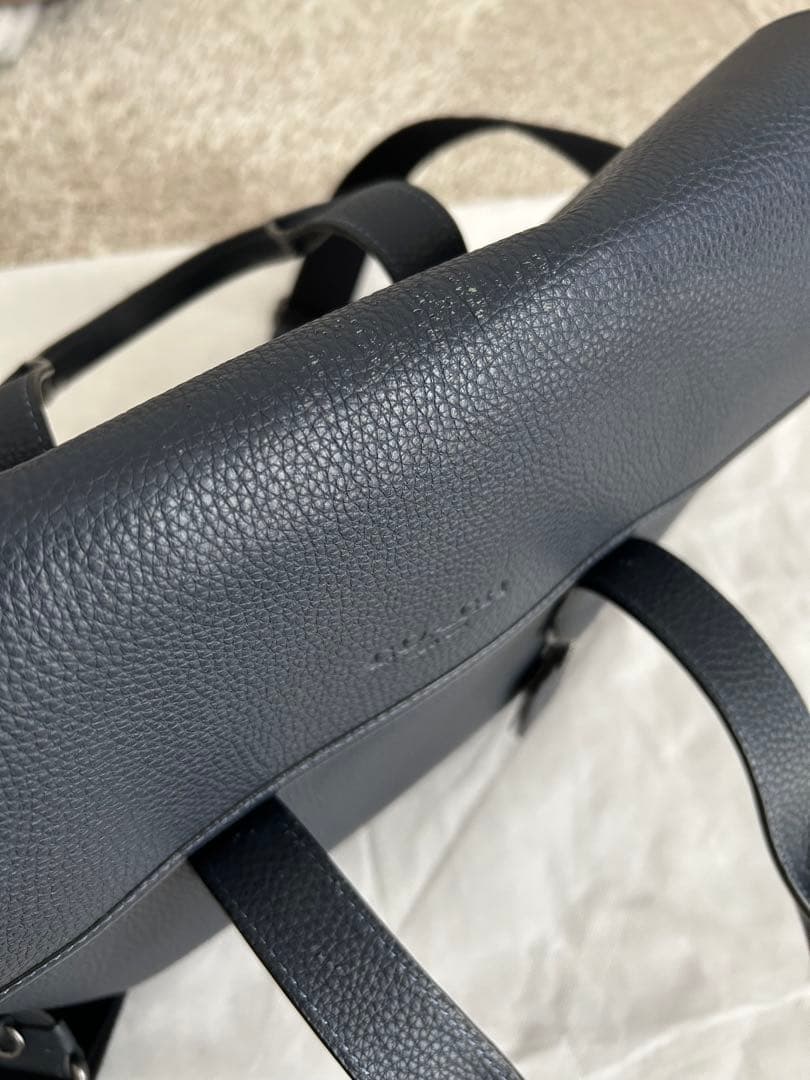 COACH◆サリバン・ポートフォリオ・ブリーフ/レザー/NVY