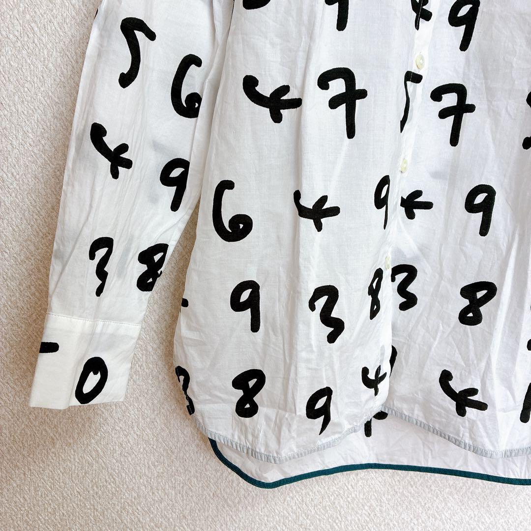 美品✨ Paul Smith ポールスミス ナンバーズ 数字 シャツ オンワード