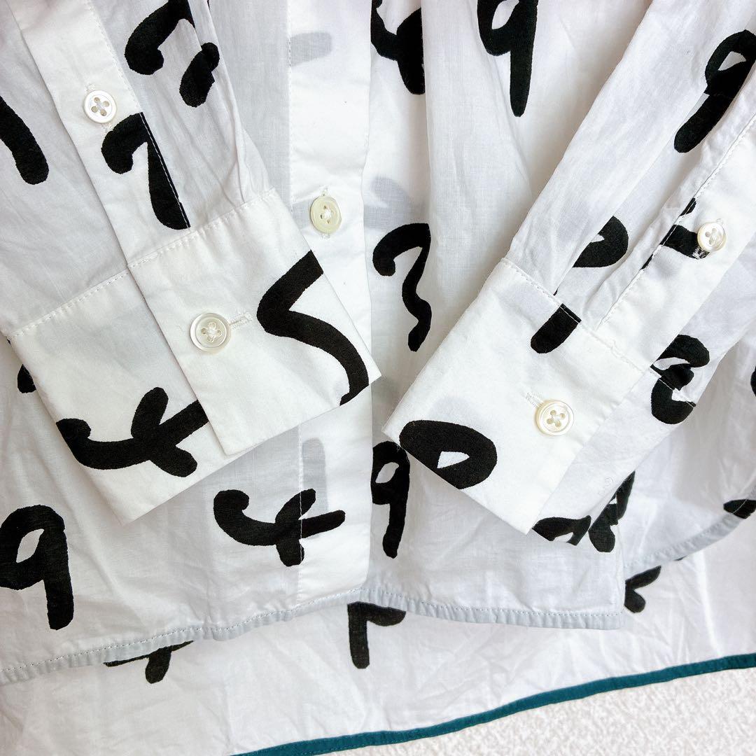 美品✨ Paul Smith ポールスミス ナンバーズ 数字 シャツ オンワード