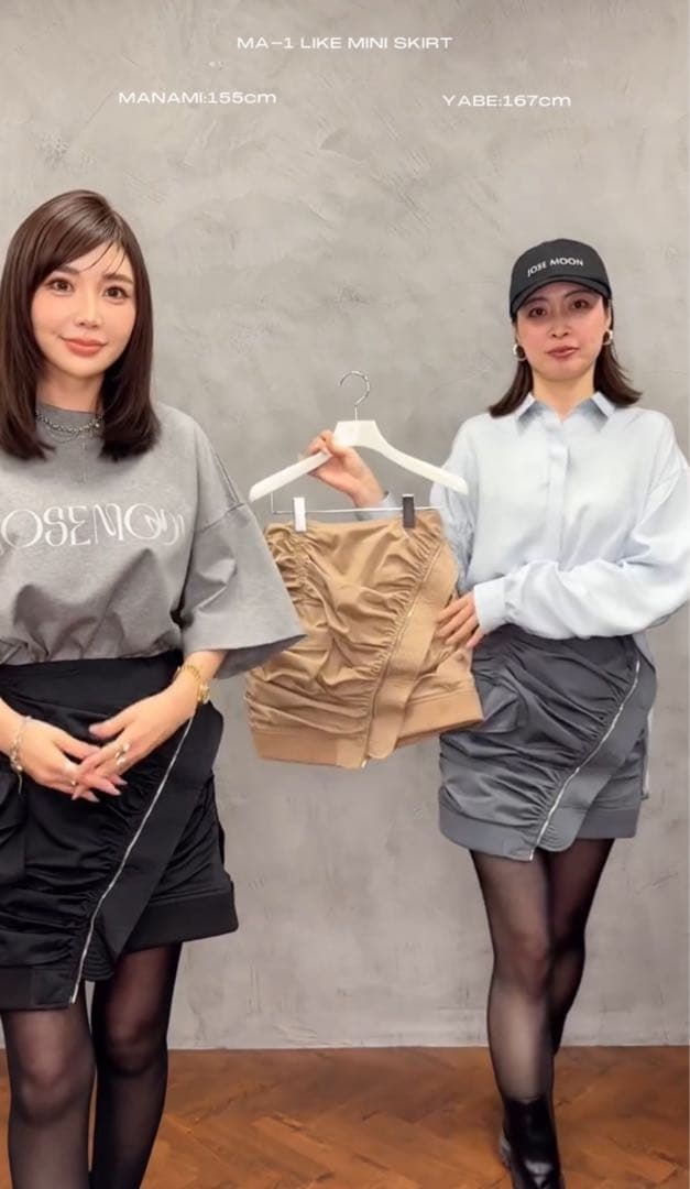 スカート MA-1 LIKE MINI SKIRT