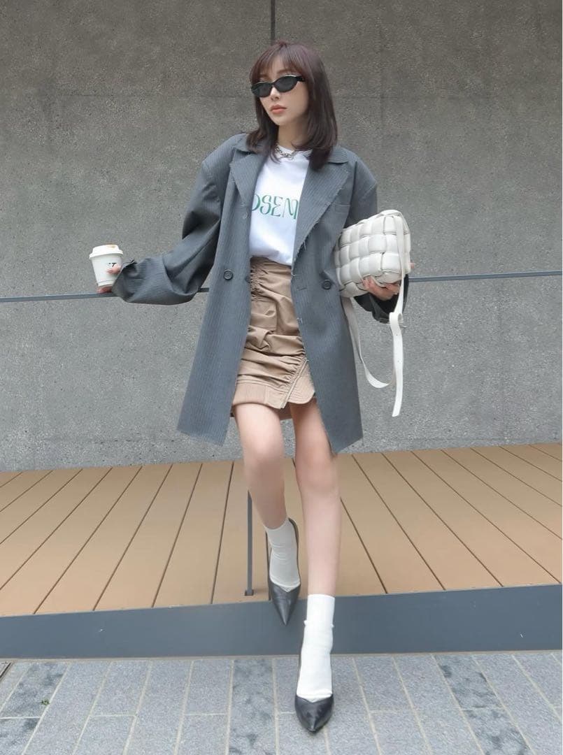 スカート MA-1 LIKE MINI SKIRT