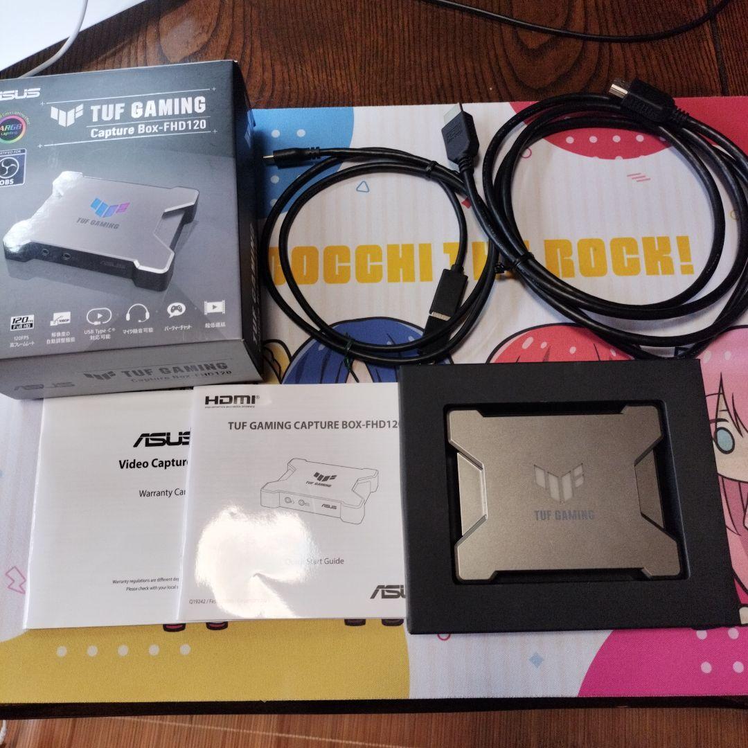 ビデオキャプチャー・キャプチャーボード ASUS TUF GAMING Capture Box-FHD120