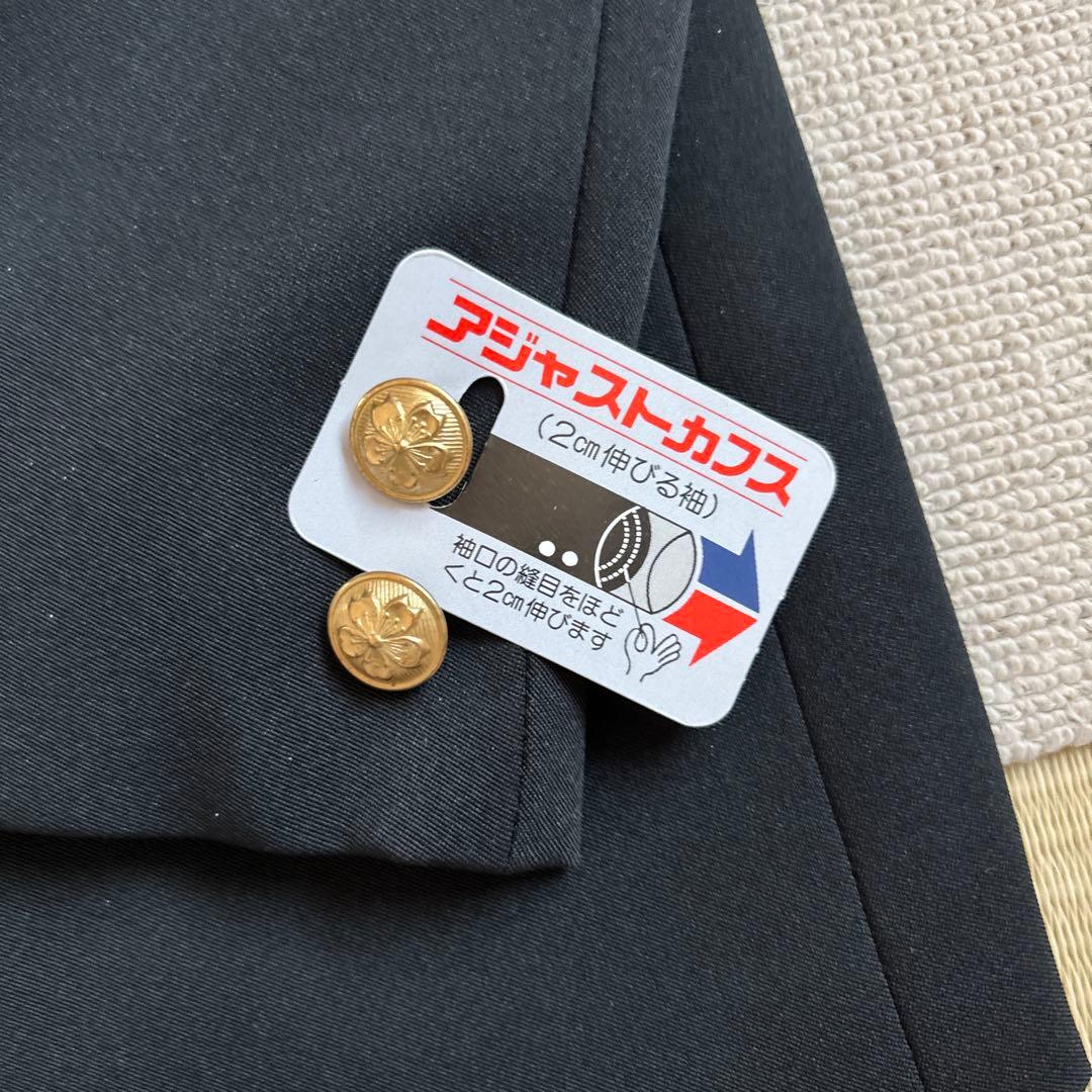 黒い学ラン 男 男児 サイズ140 ショートズボン2枚セット