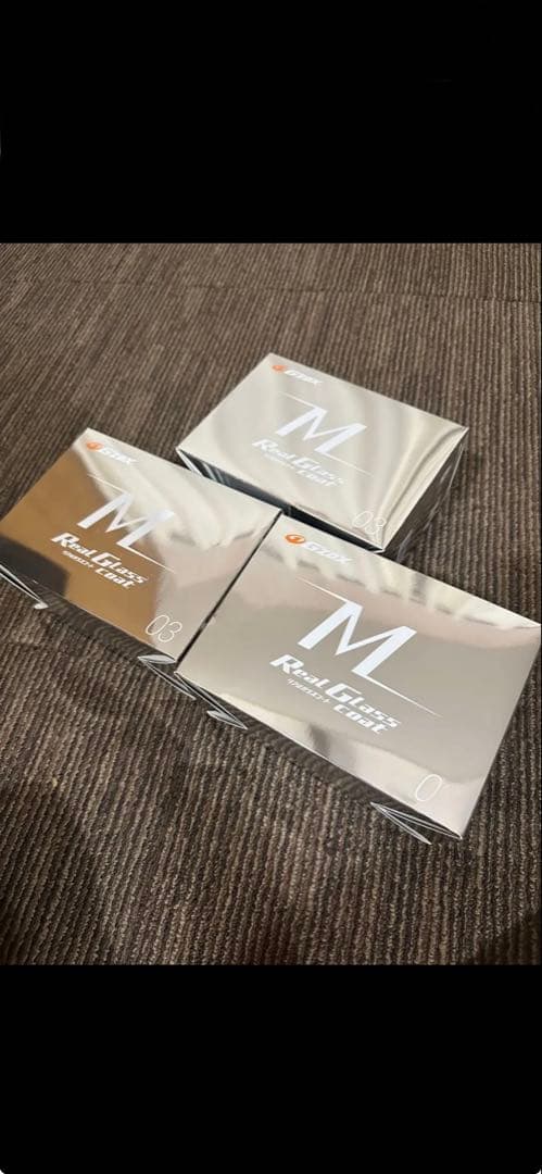 G'zox リアルガラスコート M コーティング剤 新品未使用品　3個セット品