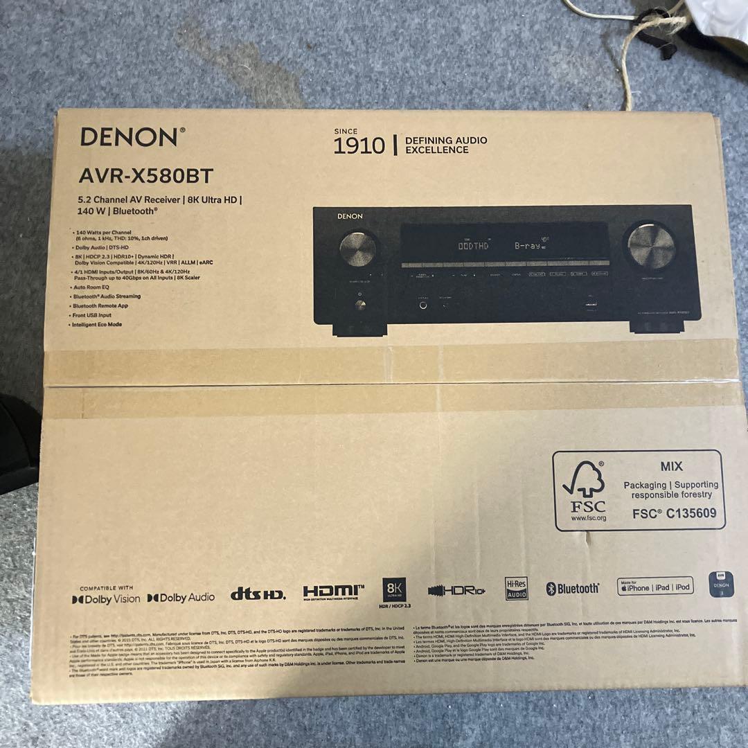 DENON AVR-X580BT AVアンプ スピーカーセット