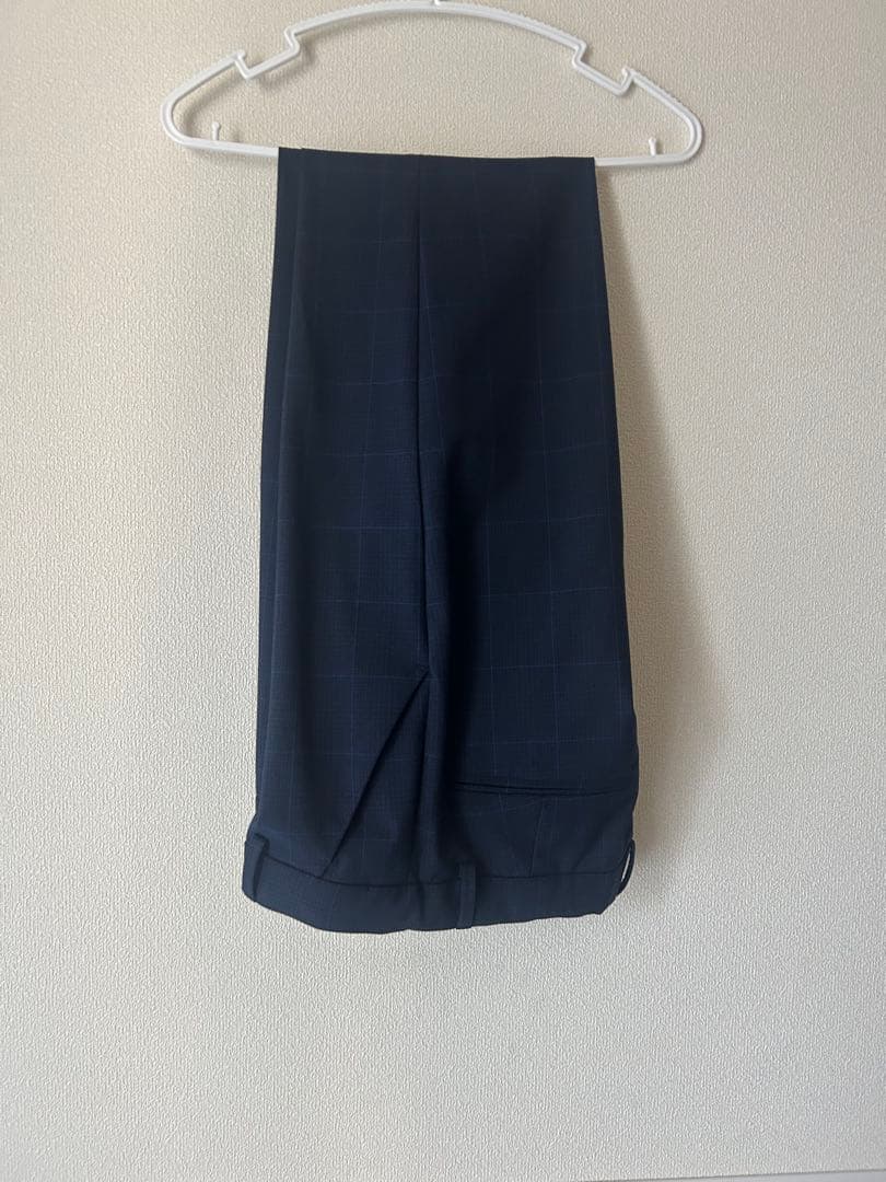 ZARA 164 スーツ　セット　卒業式　セレモニー　160 ネイビー　チェック