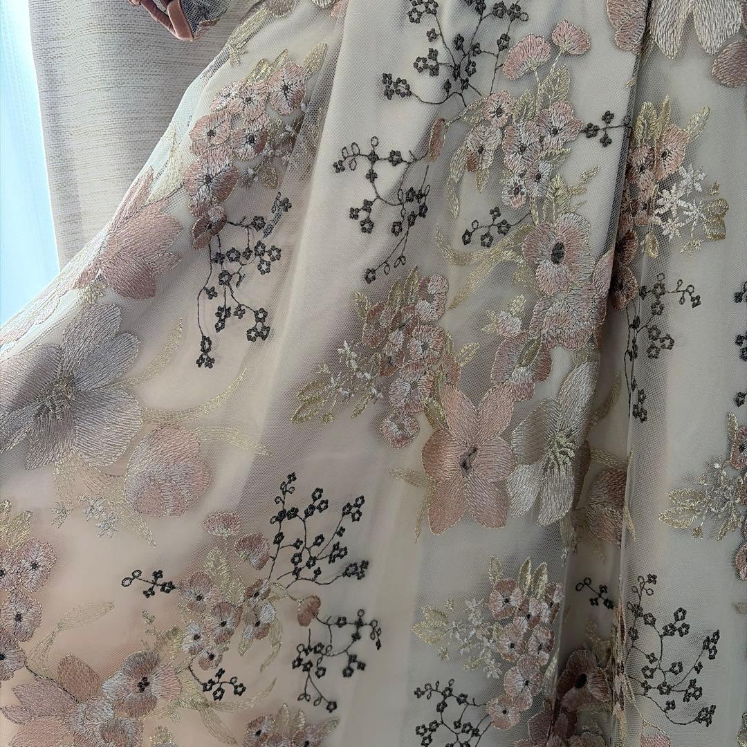 Dorry Doll フラワーエンブロイダリードレス結婚式お呼ばれパーティドレス