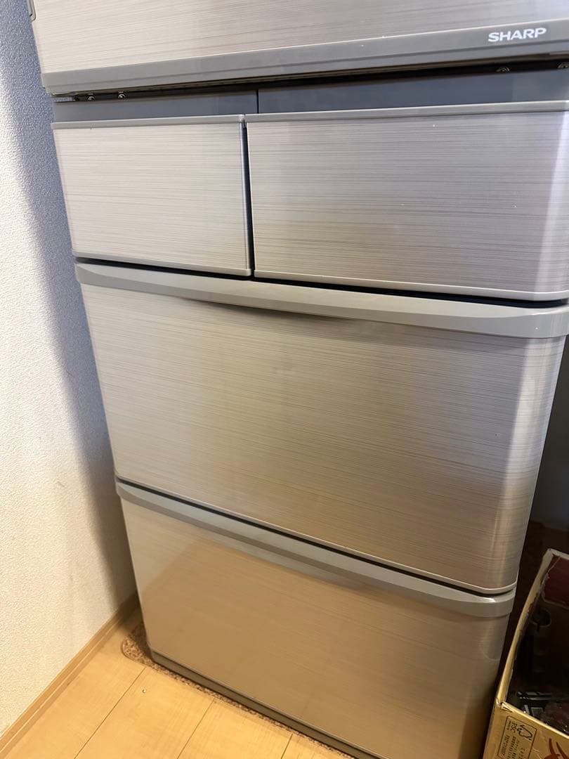 SHARP 両開き冷蔵庫 400-500L SJ-W412E-S 2019年製