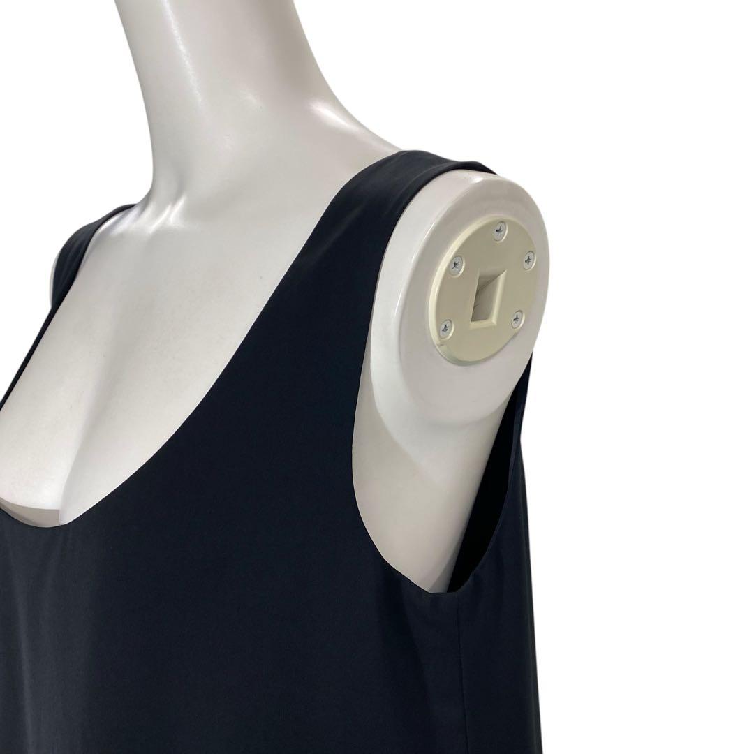 美品 デイジーリン 42、L、11号 レディース チュニック 袖なし 膝丈 黒