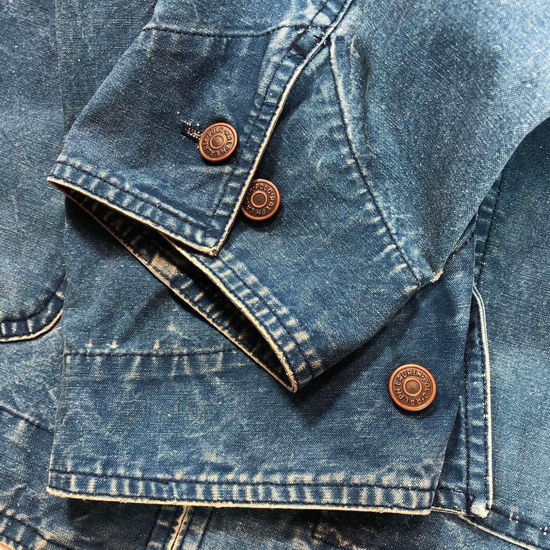 80s RALPH LAUREN インディゴ チャイナ ジャケット POLO