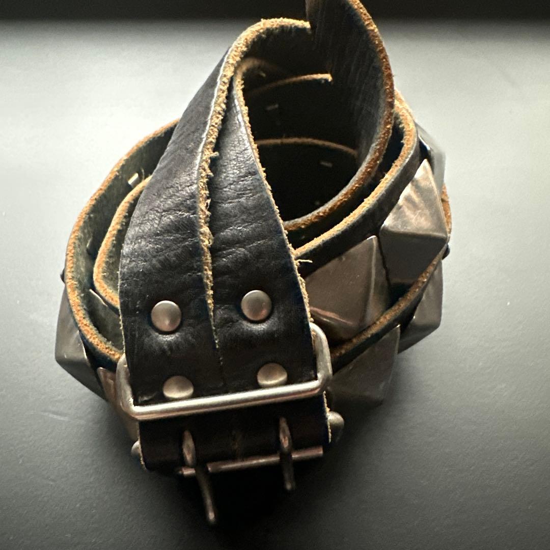 undercoverスタッズレザーベルト