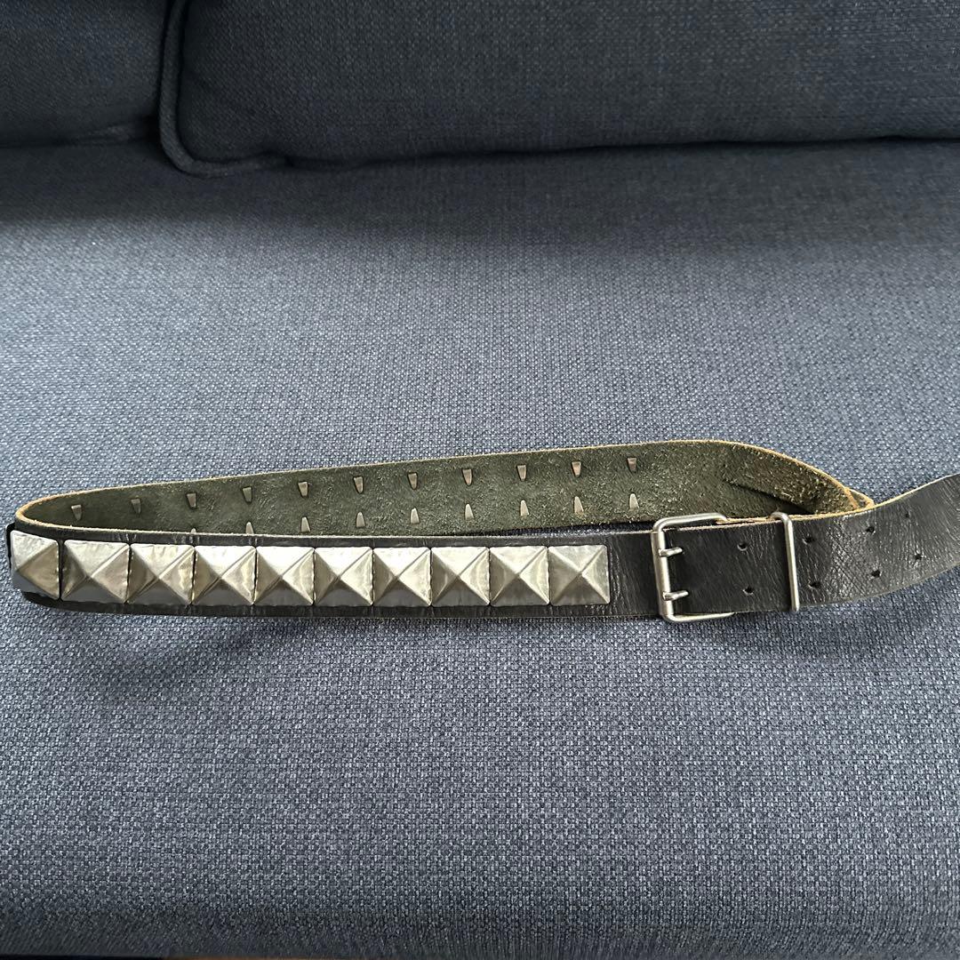 undercoverスタッズレザーベルト