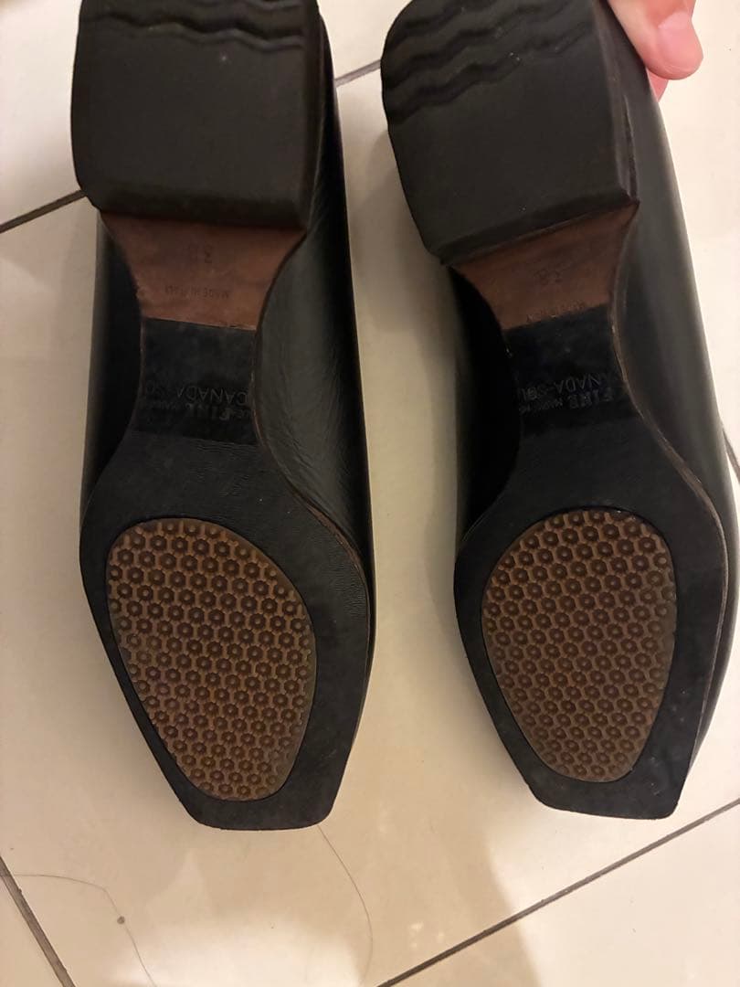 お値下げ中⭐︎シャネル　フラットシューズ　ブラック24.5cm ローファー