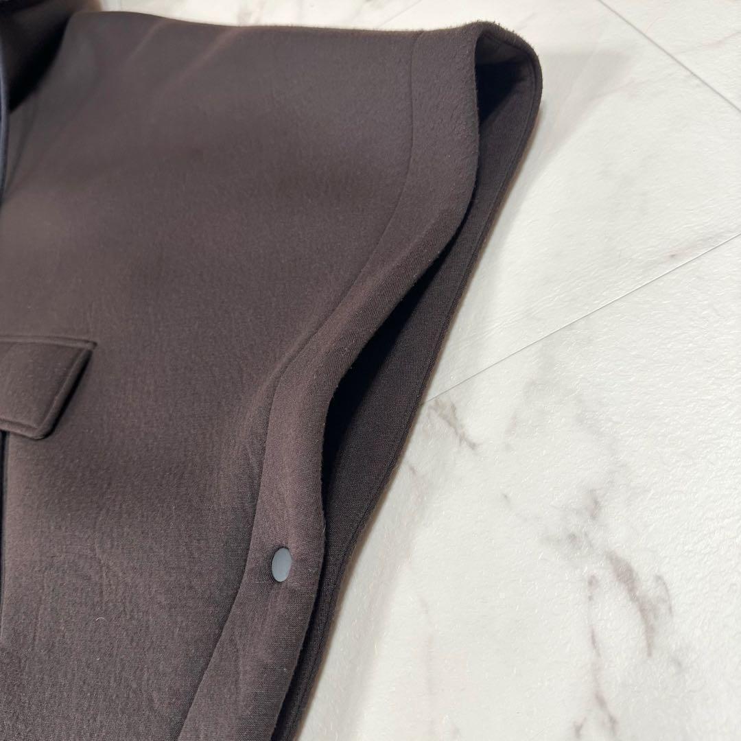 【美品】ADORE ソフトボンディング　フーディコート　変形　ブラウン　M相当