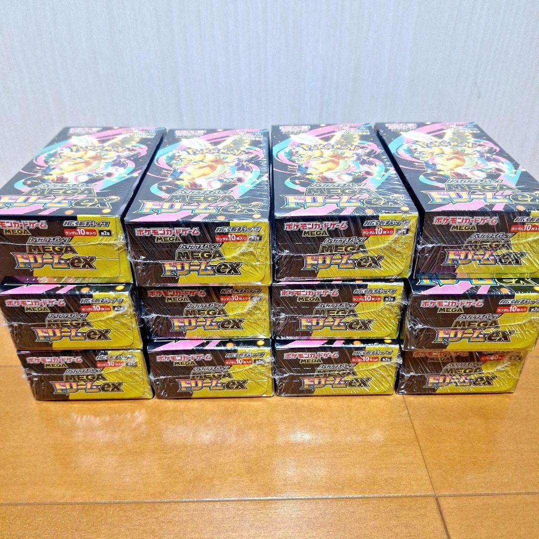 【新品】ポケモンカードゲーム　MEGAドリームex　12 BOX　シュリンク付き