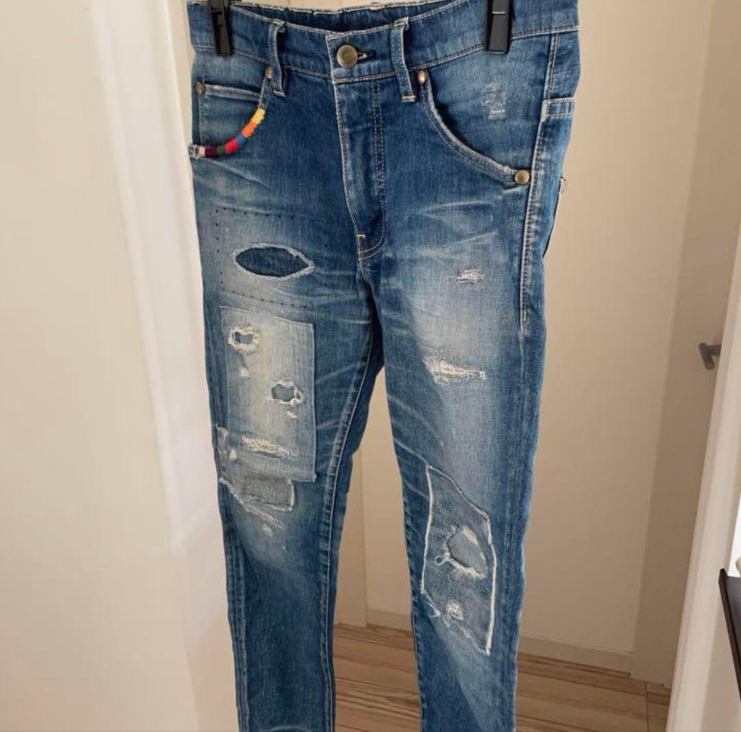 1piu1uguale3 セットアップ レインボーステッチ　Gジャン Gパン