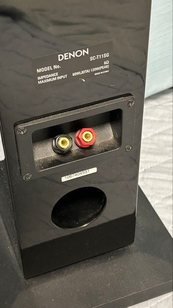 DENON フロアスタンドスピーカー 黒　SC-T11SG