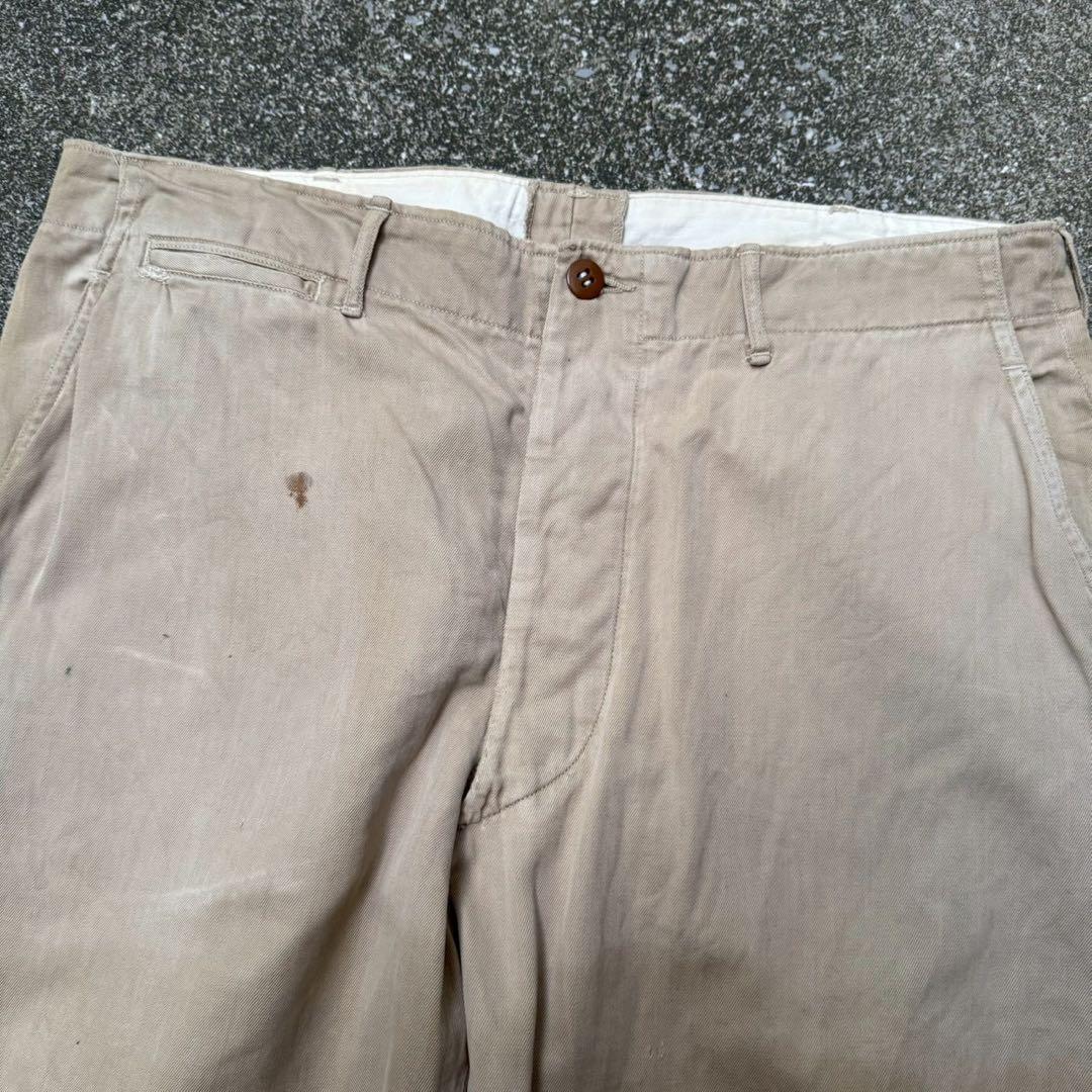 40s USArmy M-45 チノパン ヴィンテージ ミリタリー W34.5