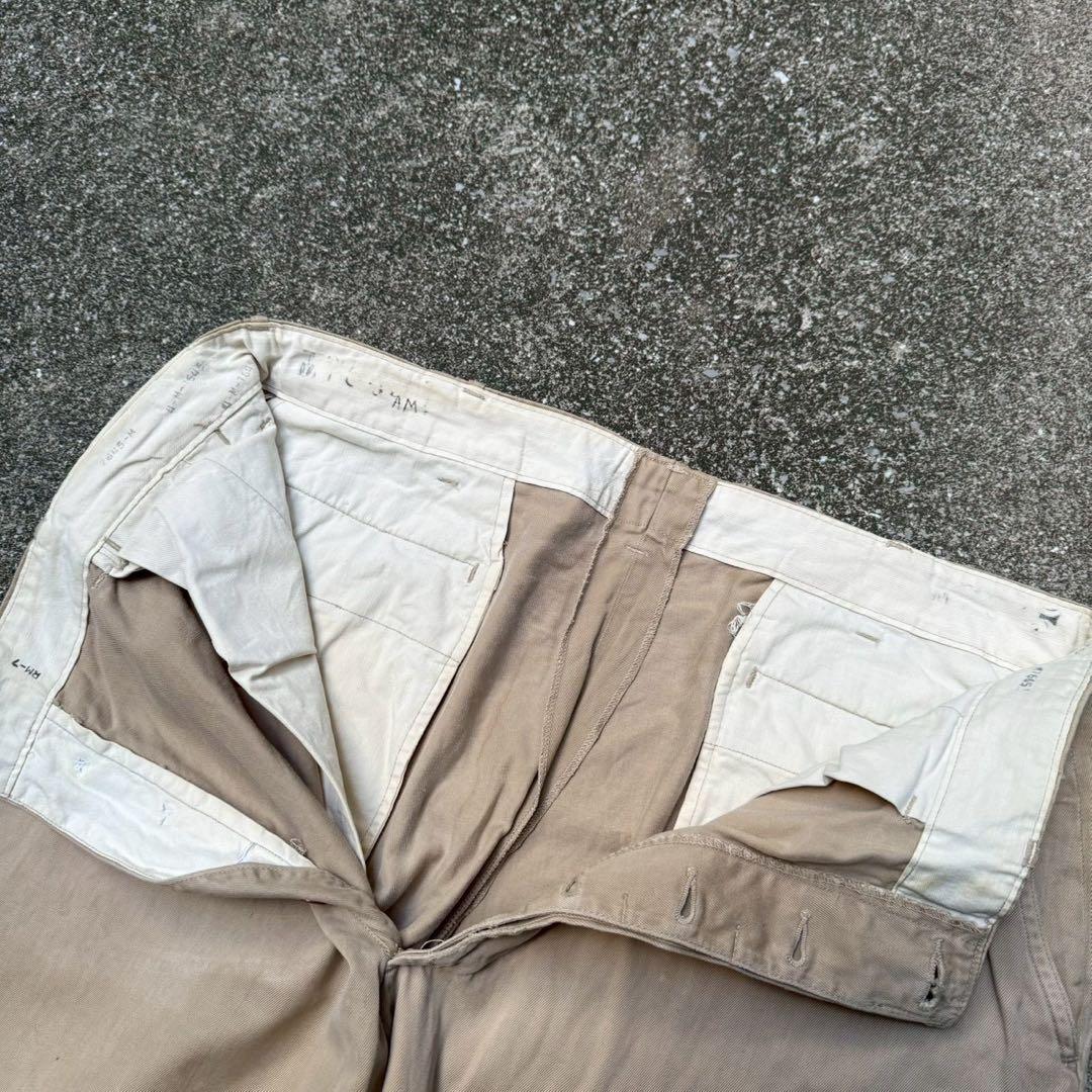 40s USArmy M-45 チノパン ヴィンテージ ミリタリー W34.5