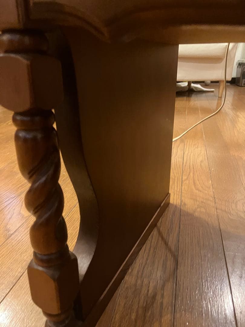 ビンテージ木製ブラウンドレッサー 鏡ミエミラー