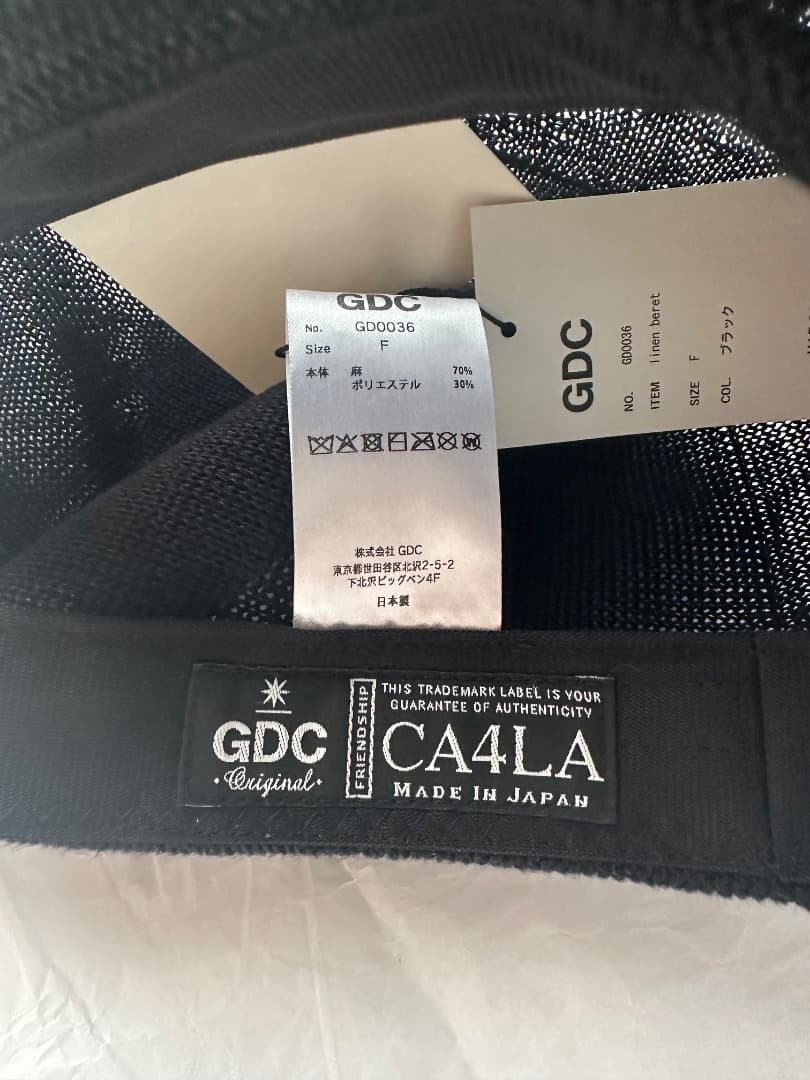 最安値 キムタク着 私物 GDC CA4LA ベレー帽 同型同色 新品