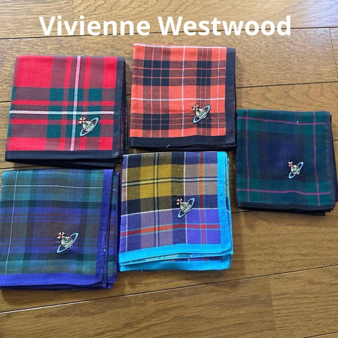 Vivienne Westwoodハンカチ5枚セット