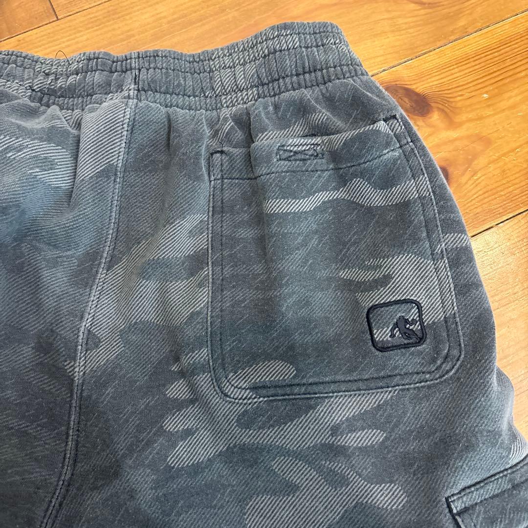 AND1 スウェット カーゴパンツ NBA ストレート迷彩ロゴ刺繍90s