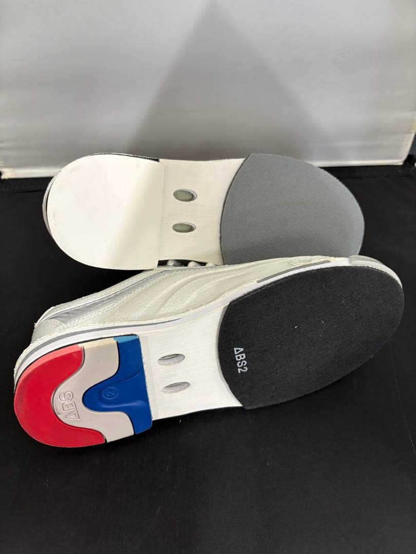 ☆新品☆ ABS S-950 ボウリングシューズ ホワイト　25cm 左右兼用