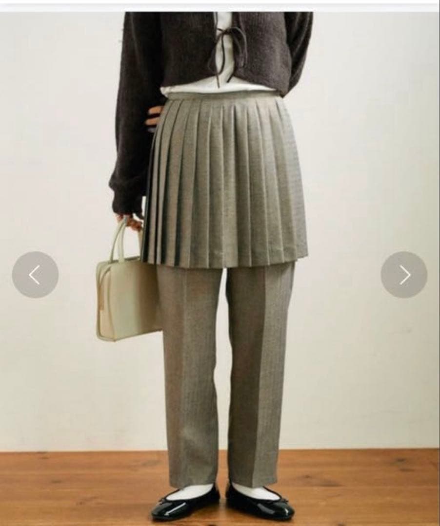 fig Ｌondon DECO woolmood apron pants