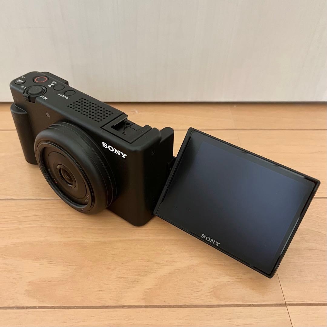 保証付 SONY zv-1f 純正予備バッテリー付 美品 vlog デジカメ